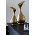 Vase Aluminium Doré 77h
