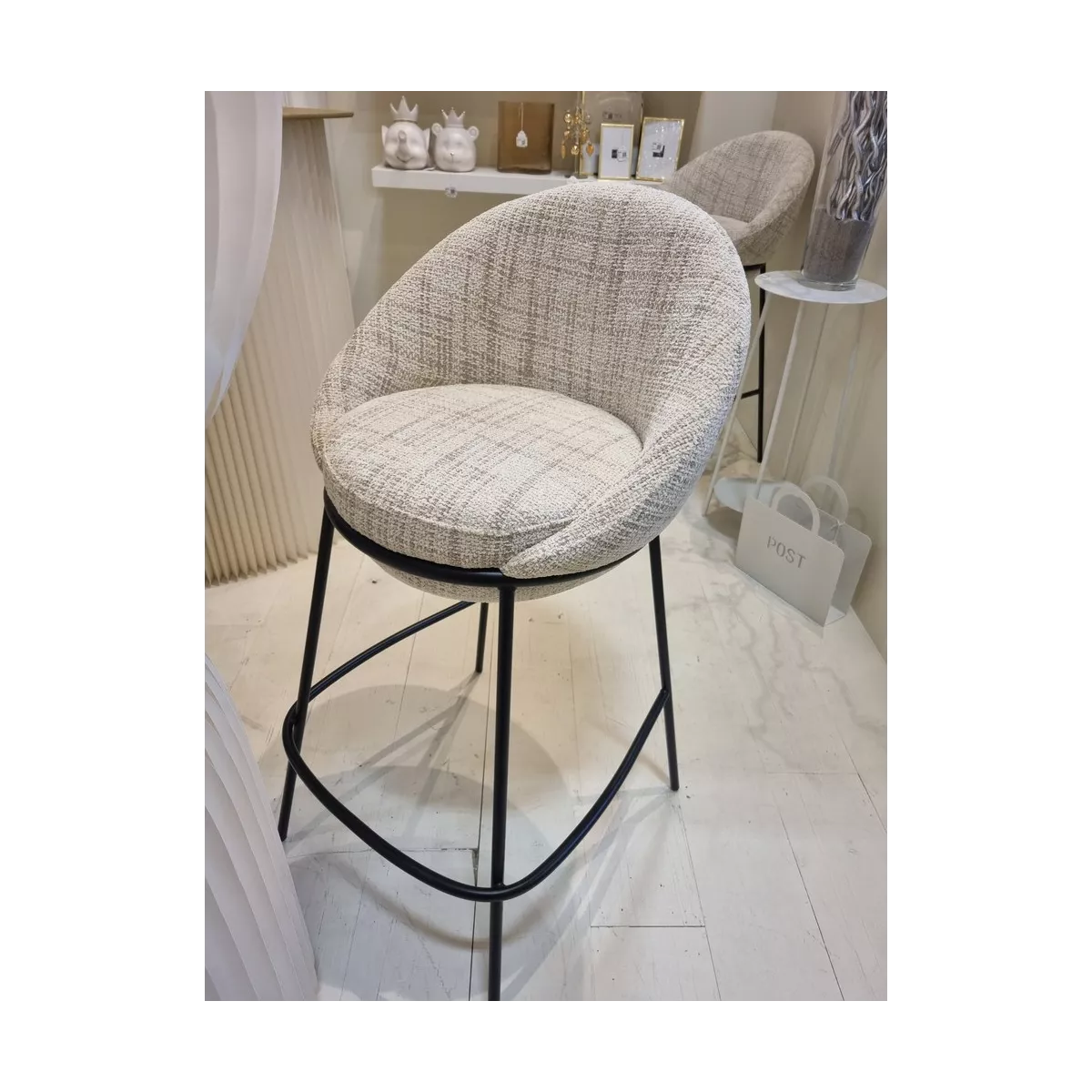 Tabouret de Bar Victoria Gris