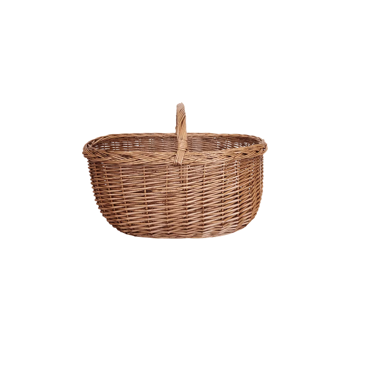Panier Olivia en osier Roux