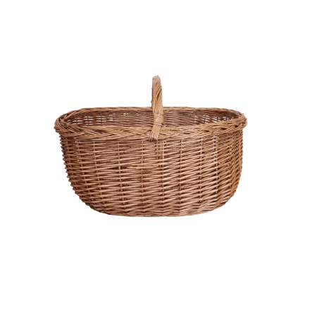 Panier Olivia en osier Roux