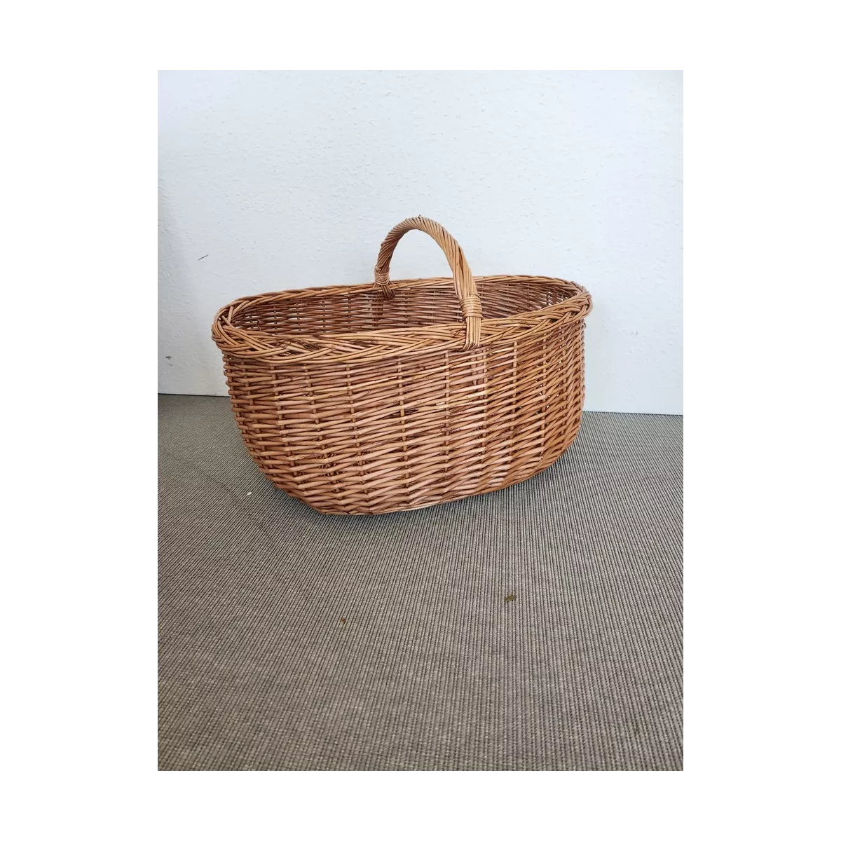 Panier Olivia en osier Roux