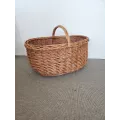 Panier Olivia en osier Roux