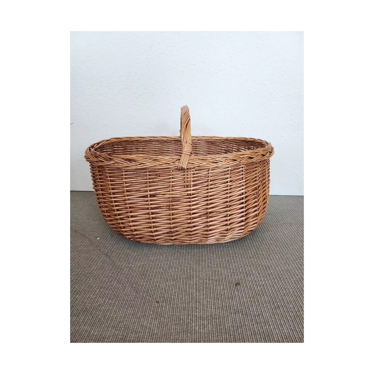 Panier Olivia en osier Roux