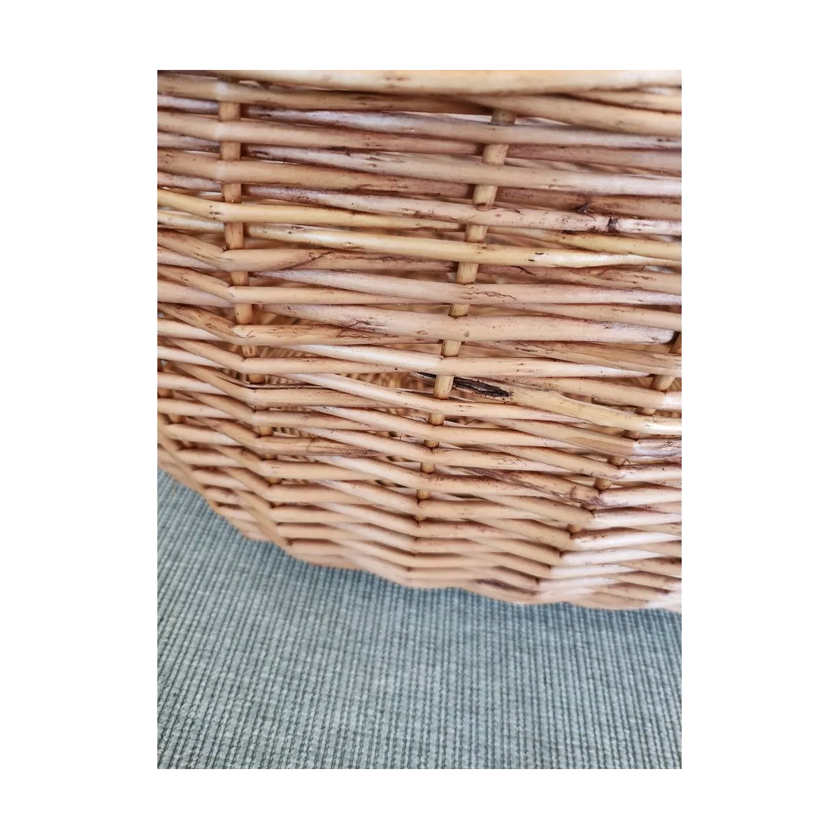 Panier Olivia en osier Roux