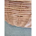 Panier Olivia en osier Roux