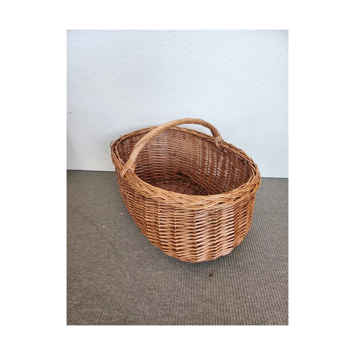 Panier Olivia en osier Roux