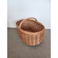 Panier Olivia en osier Roux