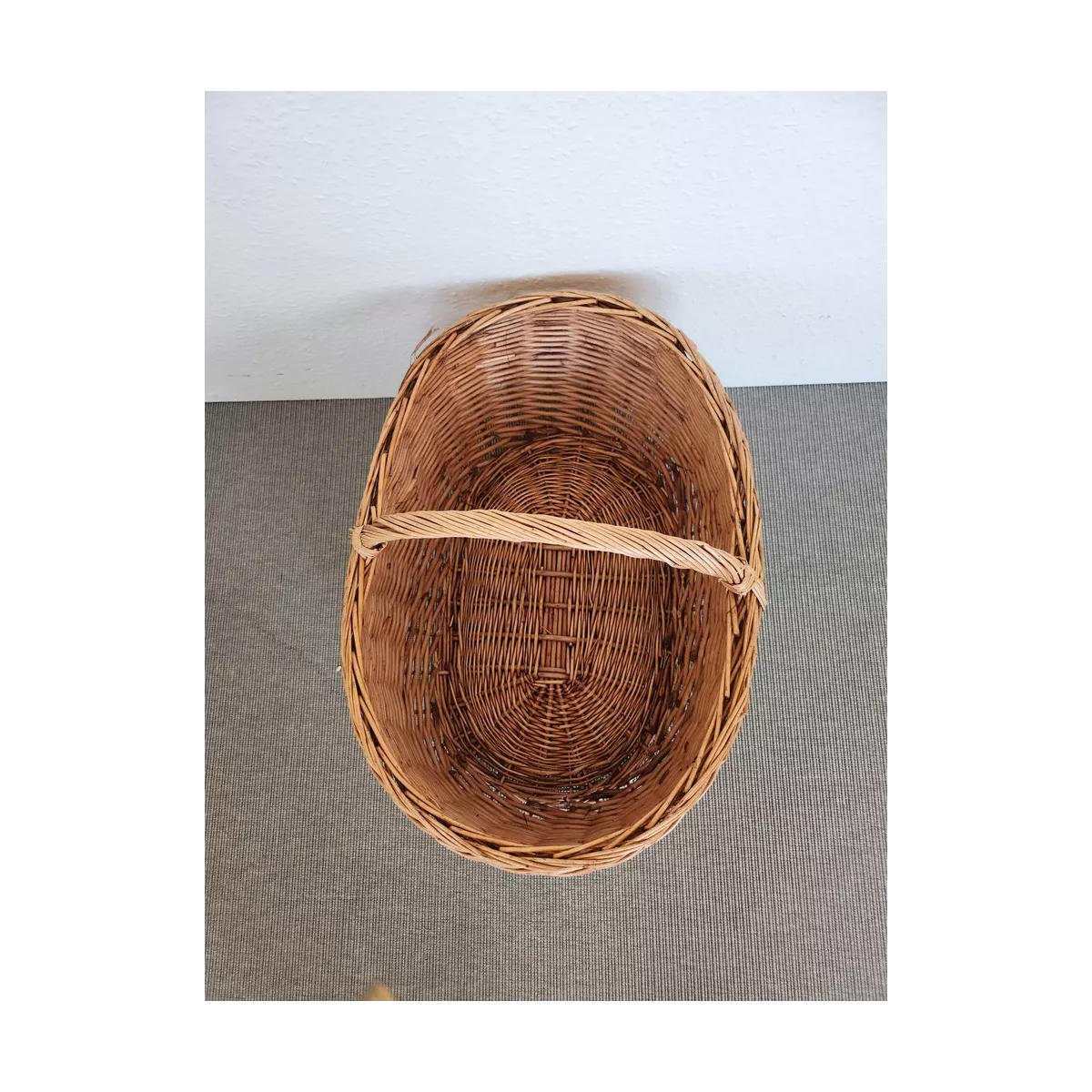 Panier Olivia en osier Roux