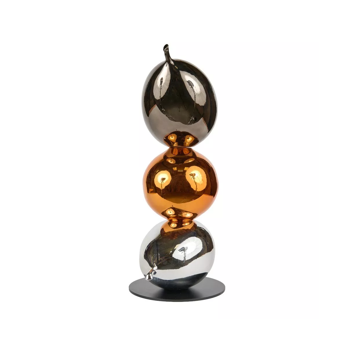 Ballons superposés sur socle h50