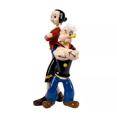Statue Popeye et Olive h60