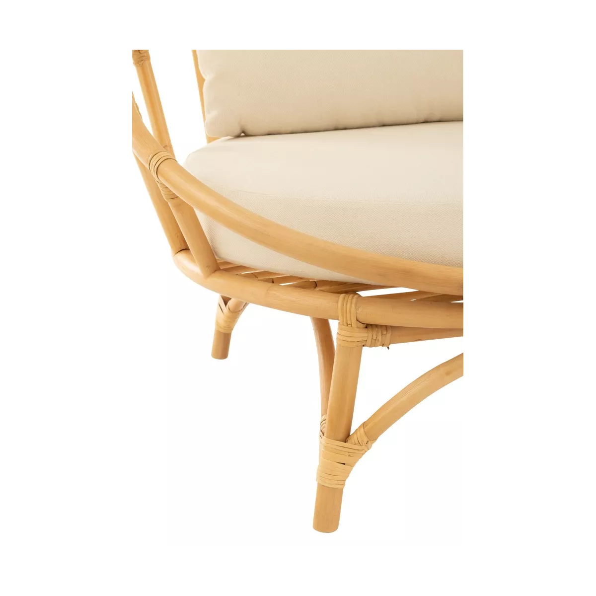 Fauteuil Elbe Rotin Naturel 98x98