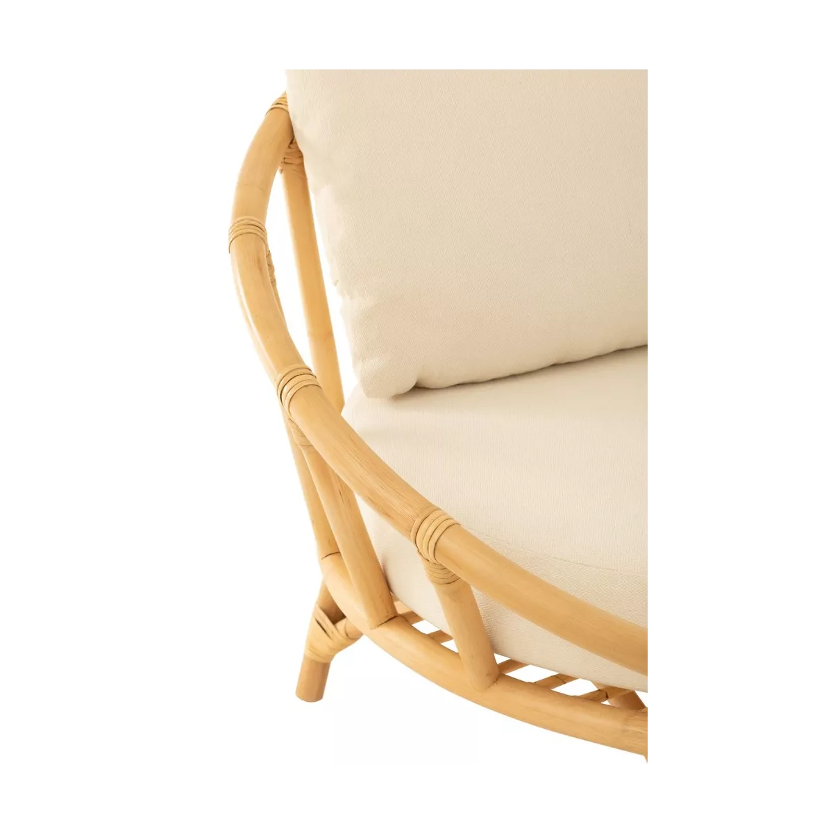 Fauteuil Elbe Rotin Naturel 98x98