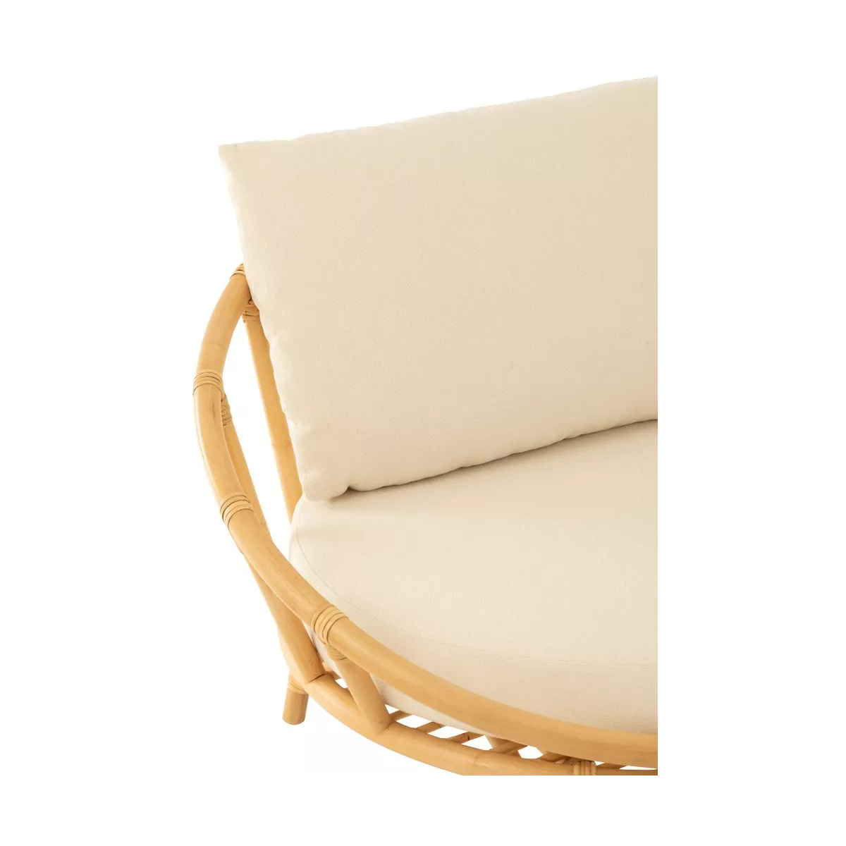 Fauteuil Elbe Rotin Naturel 98x98