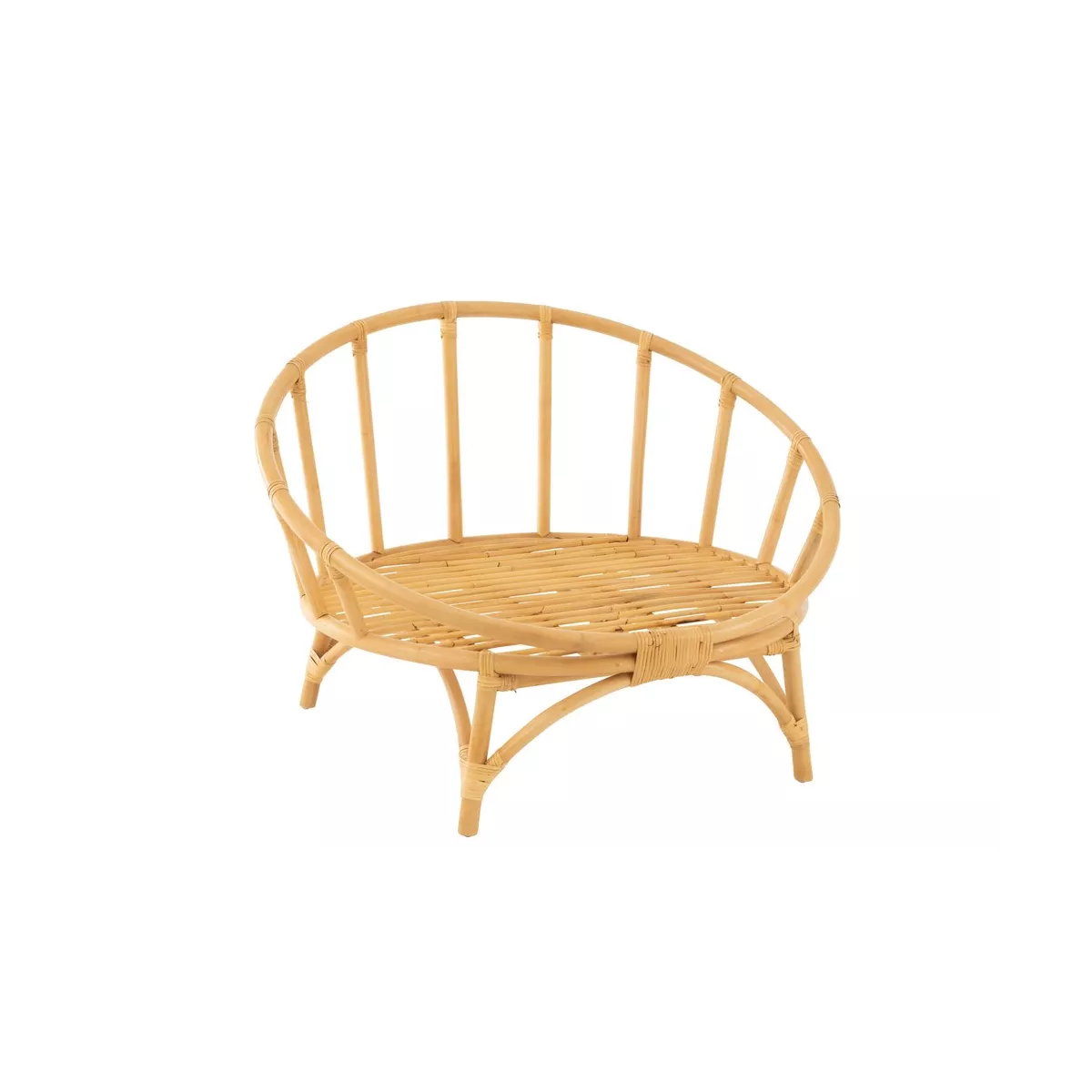 Fauteuil Elbe Rotin Naturel 98x98