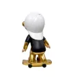 Statue Skateurs Blanc H.35cm