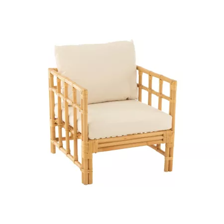 Fauteuil Vicky Rotin Naturel 67x73