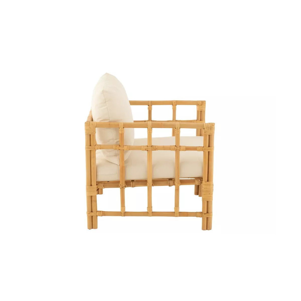 Fauteuil Vicky Rotin Naturel 67x73