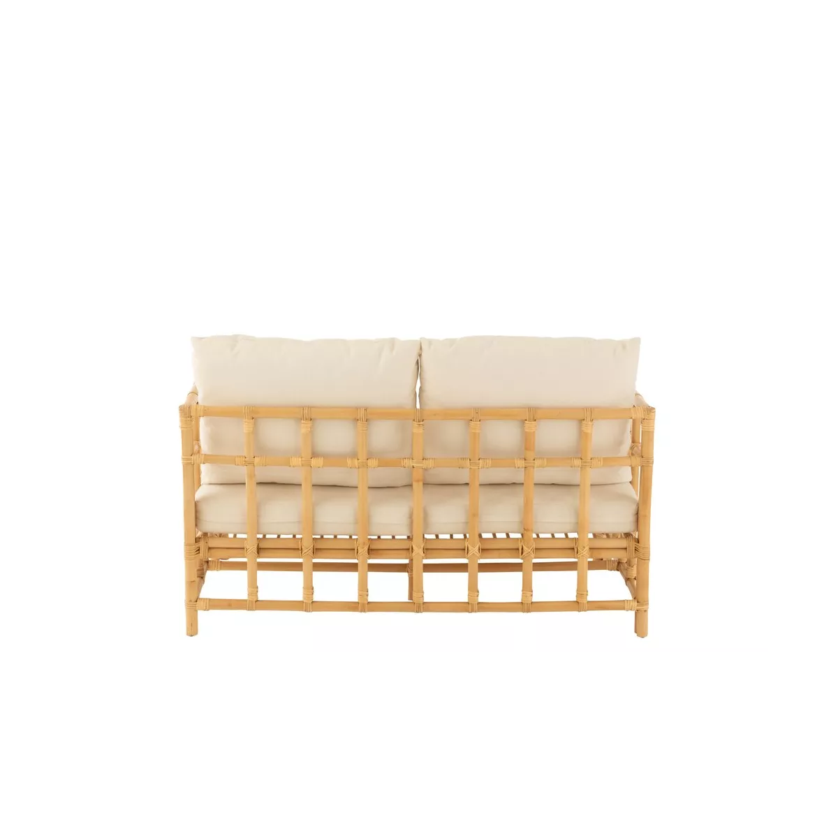 Canapé Vicky Rotin Naturel 127x73