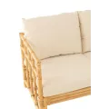 Canapé Vicky Rotin Naturel 127x73