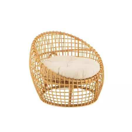 Fauteuil Fionie Rotin Naturel 79x84