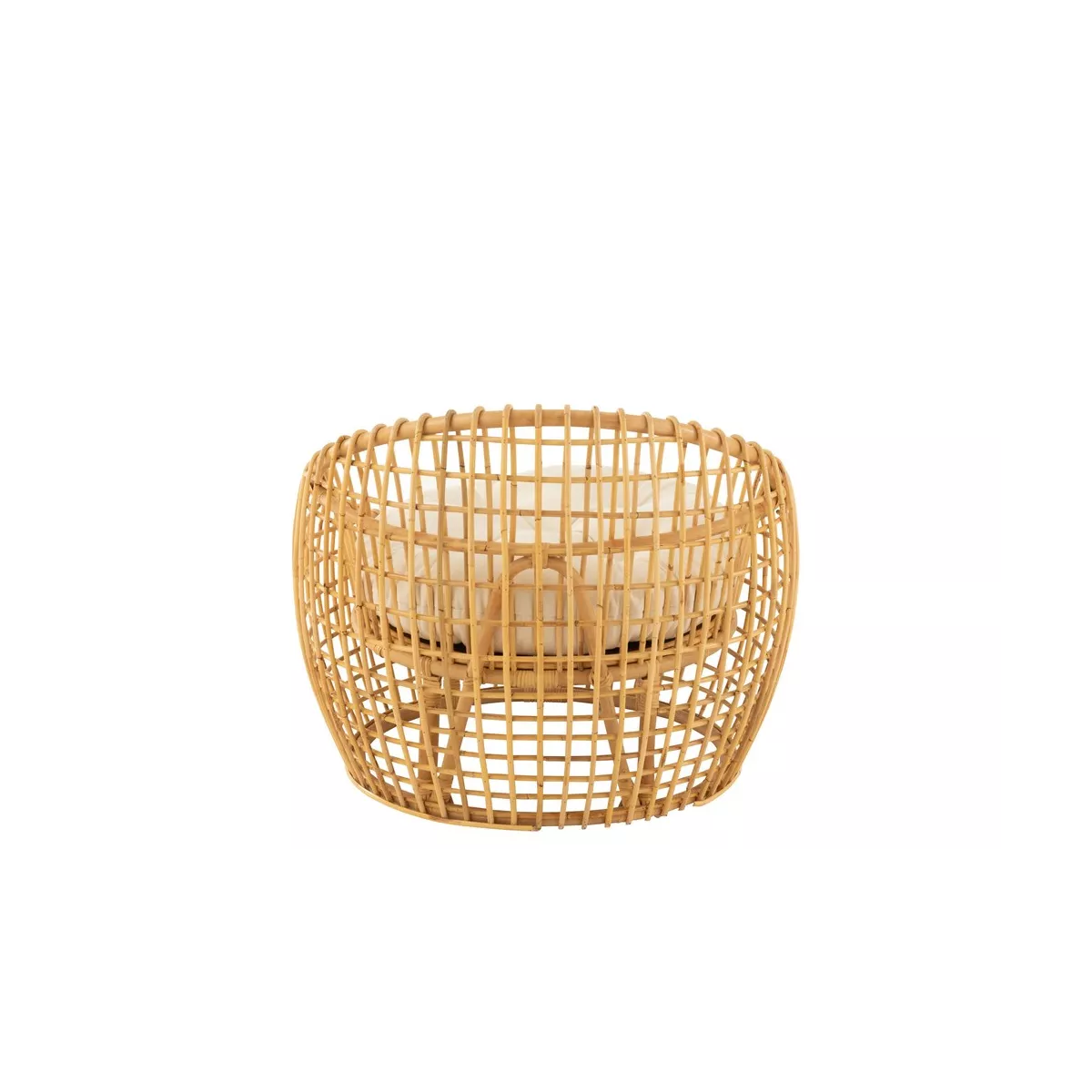 Fauteuil Fionie Rotin Naturel 79x84