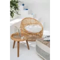 Fauteuil Fionie Rotin Naturel 79x84