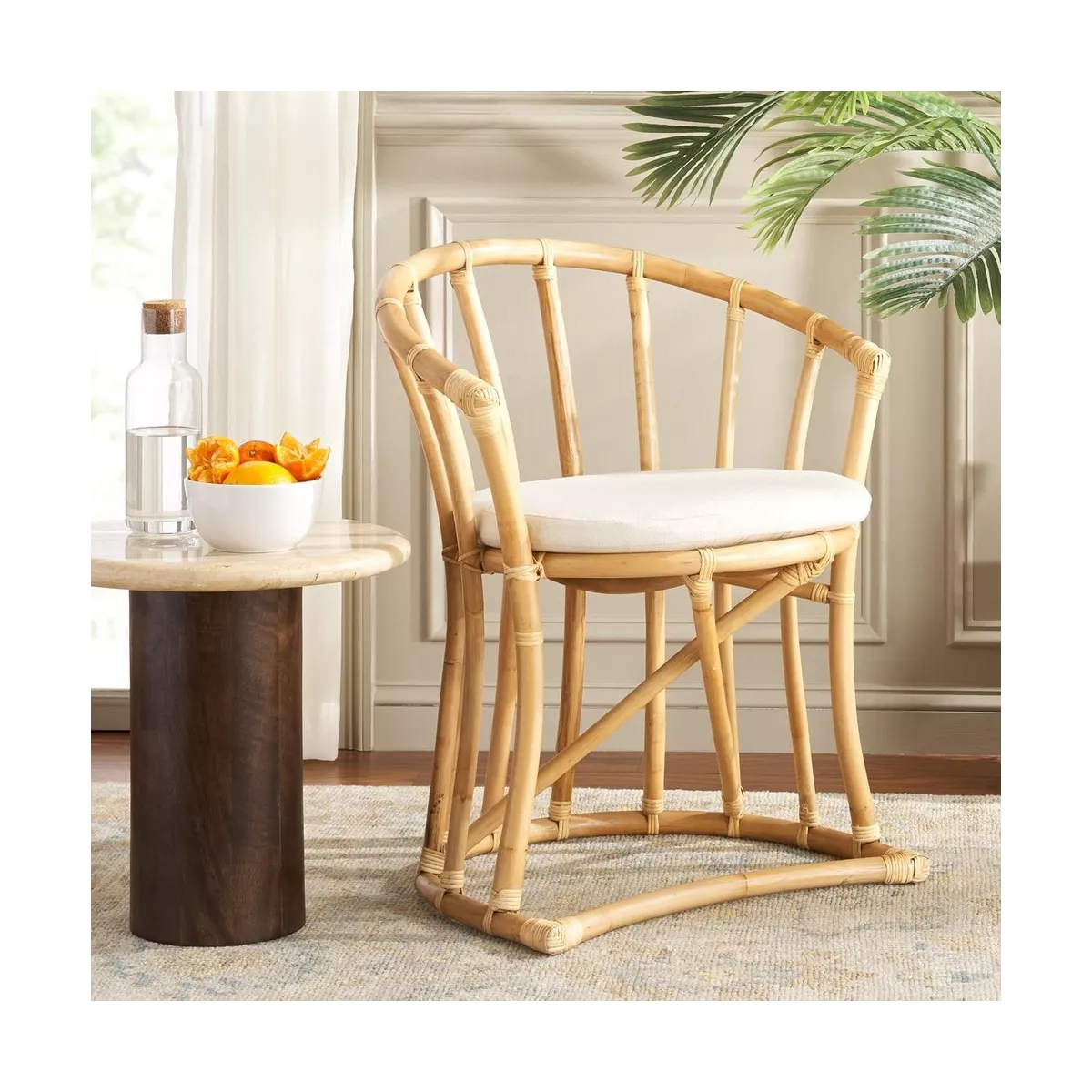 Chaise Heidi Rotin Naturel