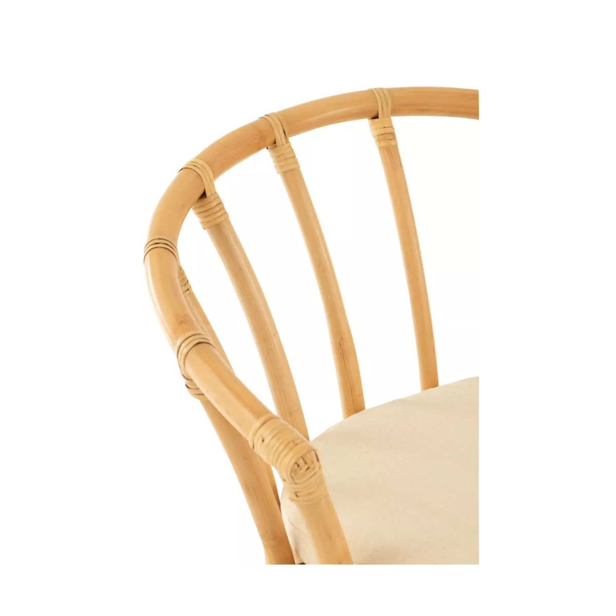 Chaise Heidi Rotin Naturel