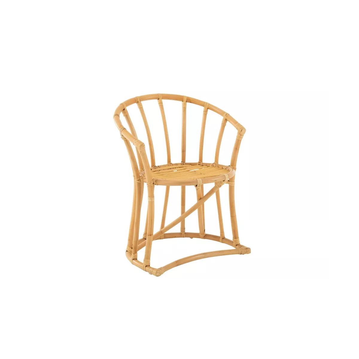 Chaise Heidi Rotin Naturel