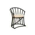 Chaise Heidi Rotin Noir