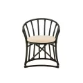 Chaise Heidi Rotin Noir