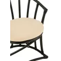 Chaise Heidi Rotin Noir