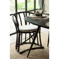 Chaise Heidi Rotin Noir