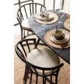 Chaise Heidi Rotin Noir
