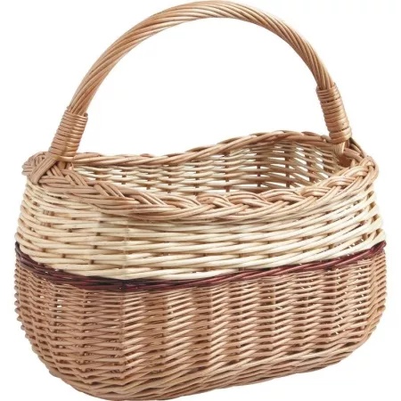 panier à provision en osier