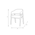 Chaise Conor Naturel