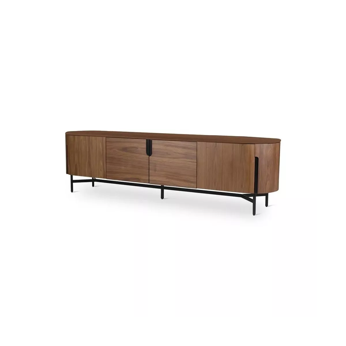 Meuble TV Amandine Noyer 220cm
