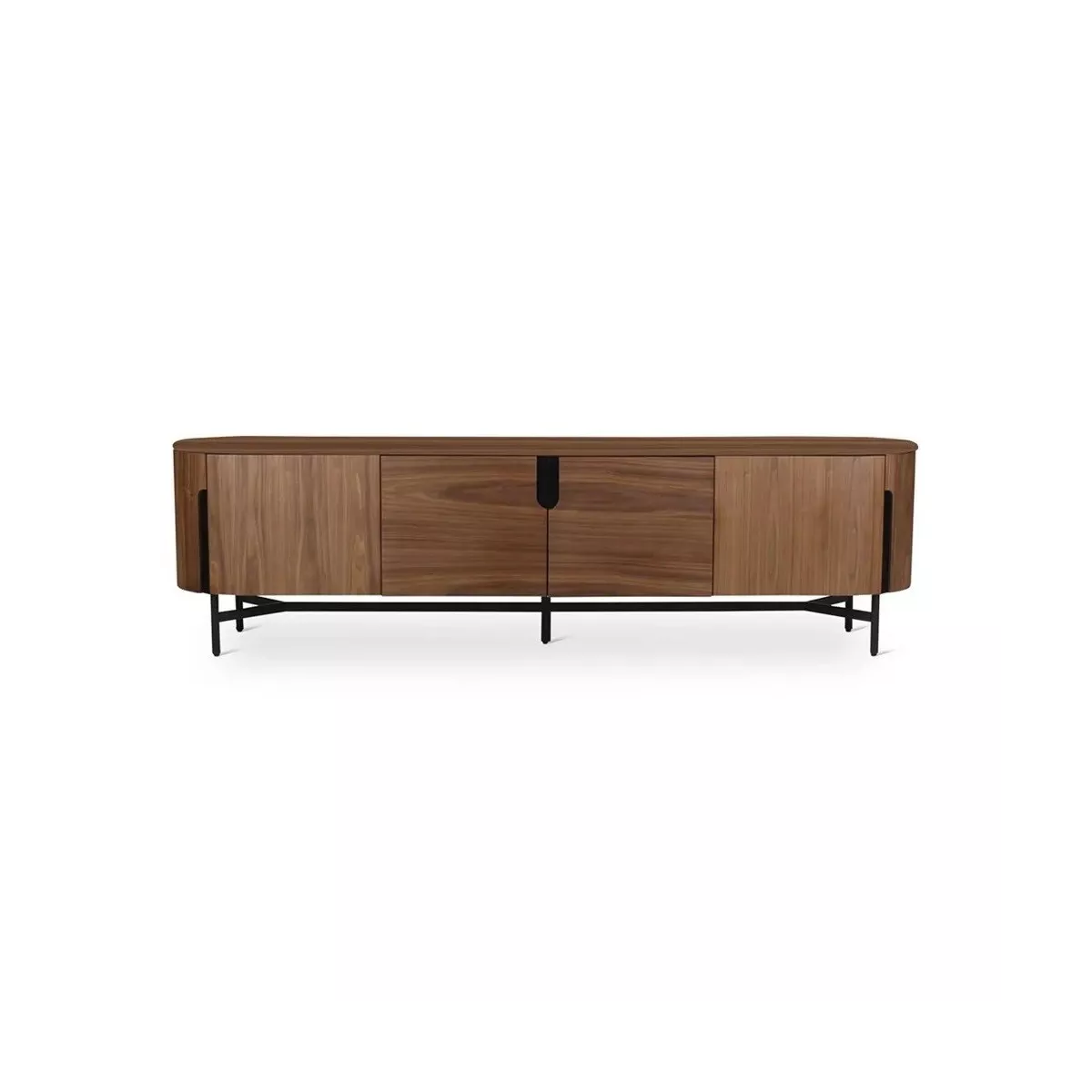 Meuble TV Amandine Noyer 220cm
