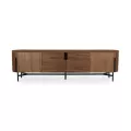 Meuble TV Amandine Noyer 220cm