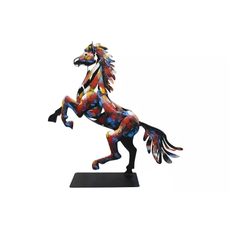 Sculpture Métal Cheval Cabré Pigment H125