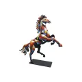 Sculpture Métal Cheval Cabré Pigment H125