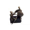 Famille Accordéoniste  Bronze h19