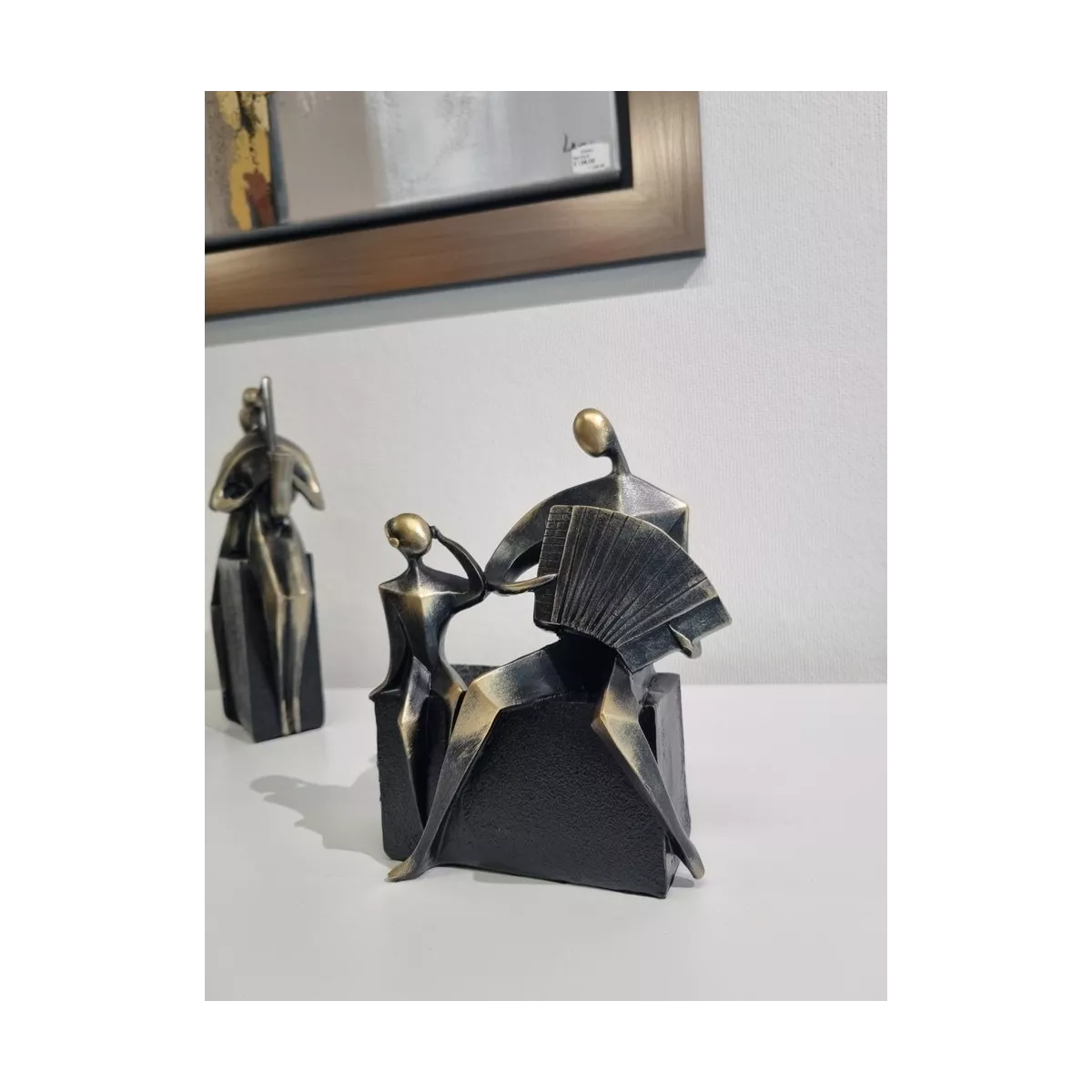 Famille Accordéoniste  Bronze h19