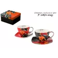 Coffret 2 Dejeuners 250ml Femme Pois
