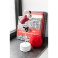 Ensemble de 2 Figurines Ski Snowbord rouge