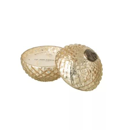 Bougie Parfumée Boule Or H.13cm