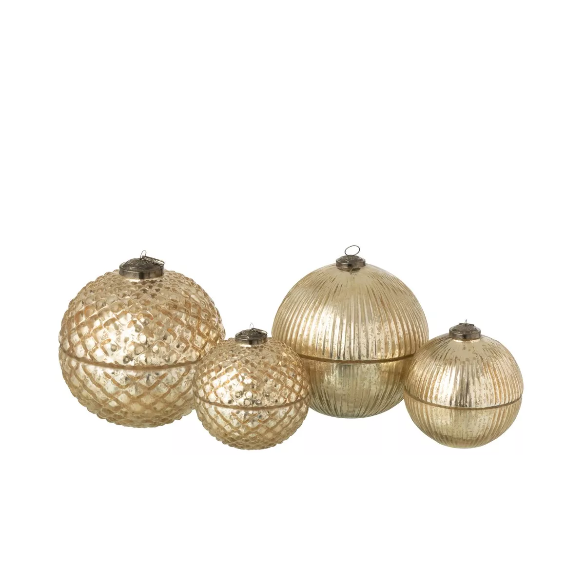 Bougie Parfumée Boule Or H.13cm