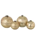 Bougie Parfumée Boule Or H.13cm