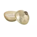 Bougie Parfumée Boule Or H.13cm