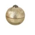 Bougie Parfumée Boule Or H.13cm